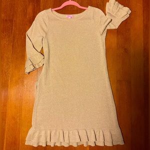 Glittery gold Lilly Pulitzer!